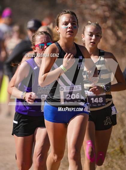 Thumbnail 2 in CHSAA 3A Cross Country Final photogallery.