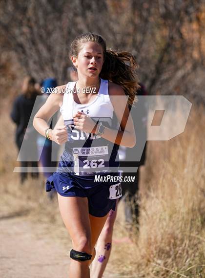 Thumbnail 1 in CHSAA 3A Cross Country Final photogallery.