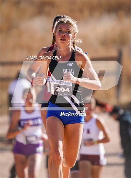 Thumbnail 3 in CHSAA 3A Cross Country Final photogallery.