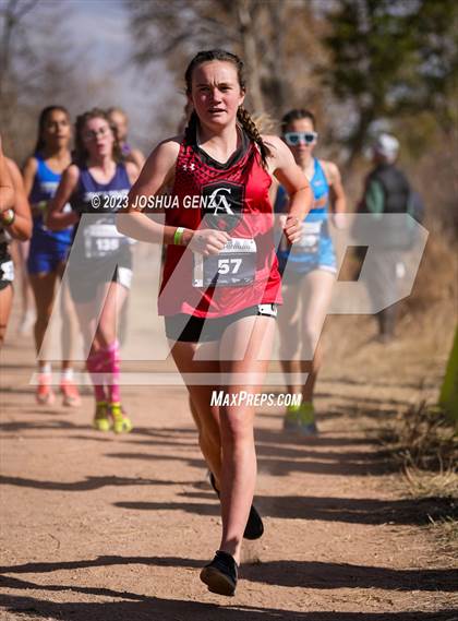 Thumbnail 1 in CHSAA 3A Cross Country Final photogallery.