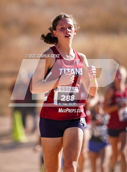 Thumbnail 2 in CHSAA 3A Cross Country Final photogallery.
