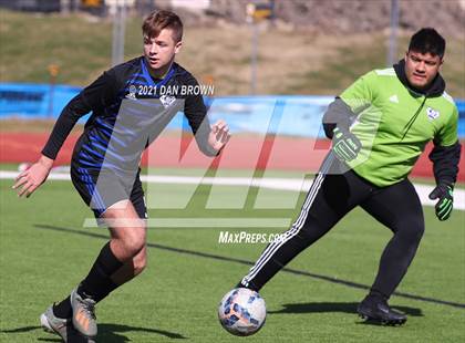Thumbnail 1 in Princeton vs Sulphur Springs (Wylie Mens Soccer Showcase) photogallery.