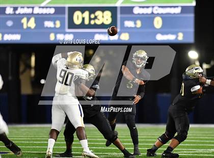 Thumbnail 1 in Our Lady of Good Counsel @ St. John Bosco (Trinity League vs. USA Showcase) photogallery.