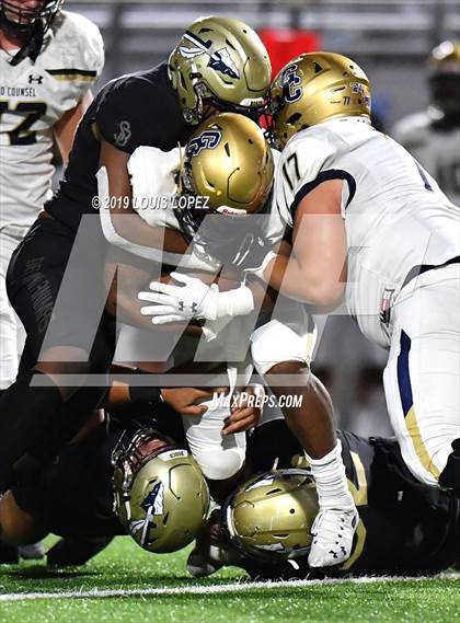Thumbnail 3 in Our Lady of Good Counsel @ St. John Bosco (Trinity League vs. USA Showcase) photogallery.