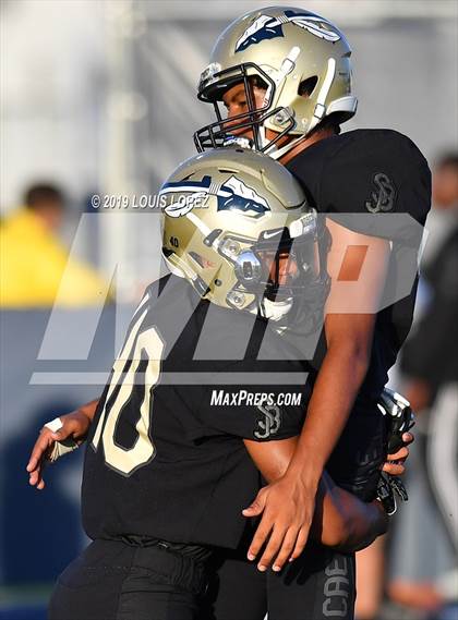 Thumbnail 1 in Our Lady of Good Counsel @ St. John Bosco (Trinity League vs. USA Showcase) photogallery.