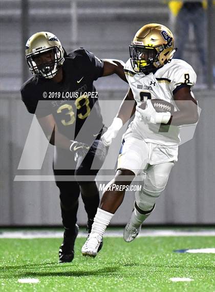 Thumbnail 3 in Our Lady of Good Counsel @ St. John Bosco (Trinity League vs. USA Showcase) photogallery.