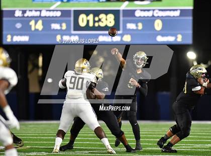 Thumbnail 3 in Our Lady of Good Counsel @ St. John Bosco (Trinity League vs. USA Showcase) photogallery.