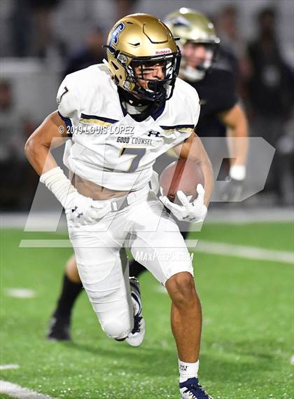 Thumbnail 3 in Our Lady of Good Counsel @ St. John Bosco (Trinity League vs. USA Showcase) photogallery.