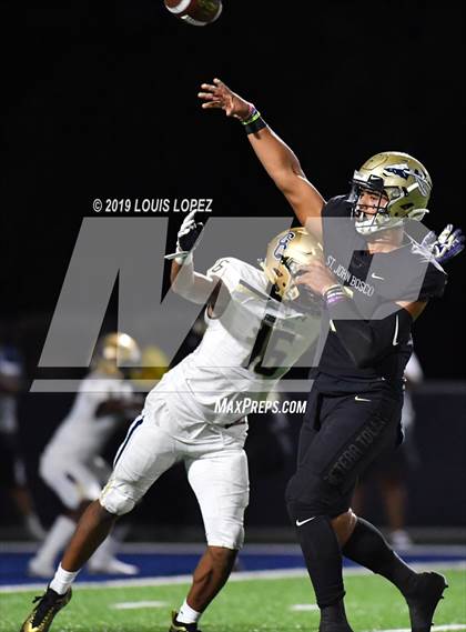 Thumbnail 1 in Our Lady of Good Counsel @ St. John Bosco (Trinity League vs. USA Showcase) photogallery.