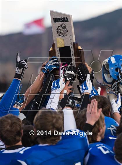 Thumbnail 1 in Rich vs. Diamond Ranch Academy (UHSAA 1A Final) photogallery.