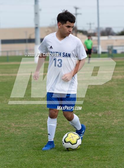 Thumbnail 1 in Johnson vs South San Antonio (NEISD Soccer Tournament) photogallery.