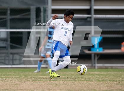 Thumbnail 1 in Johnson vs South San Antonio (NEISD Soccer Tournament) photogallery.