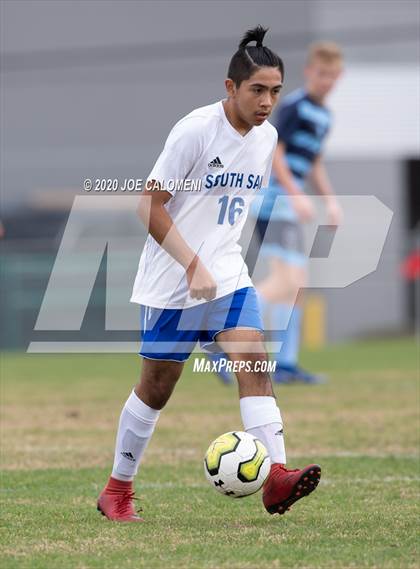 Thumbnail 1 in Johnson vs South San Antonio (NEISD Soccer Tournament) photogallery.