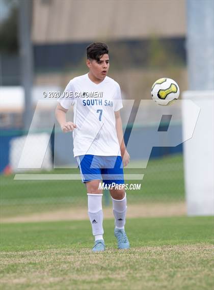 Thumbnail 2 in Johnson vs South San Antonio (NEISD Soccer Tournament) photogallery.