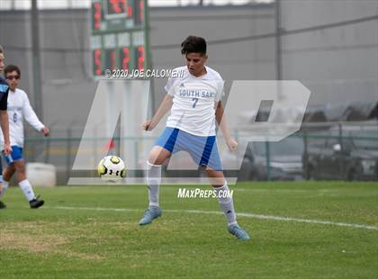 Thumbnail 1 in Johnson vs South San Antonio (NEISD Soccer Tournament) photogallery.
