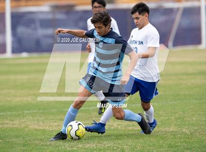 Thumbnail 1 in Johnson vs South San Antonio (NEISD Soccer Tournament) photogallery.