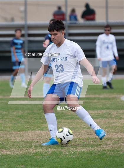 Thumbnail 3 in Johnson vs South San Antonio (NEISD Soccer Tournament) photogallery.