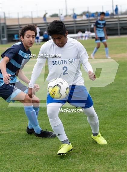 Thumbnail 2 in Johnson vs South San Antonio (NEISD Soccer Tournament) photogallery.