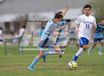 Thumbnail 1 in Johnson vs South San Antonio (NEISD Soccer Tournament) photogallery.