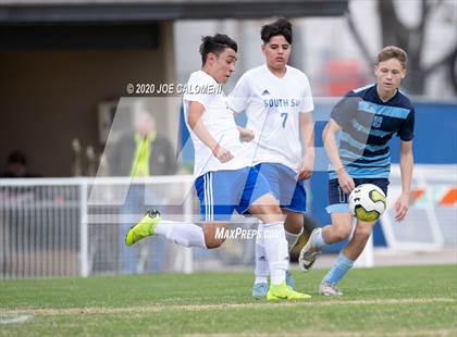 Thumbnail 2 in Johnson vs South San Antonio (NEISD Soccer Tournament) photogallery.