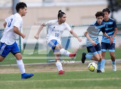 Thumbnail 1 in Johnson vs South San Antonio (NEISD Soccer Tournament) photogallery.