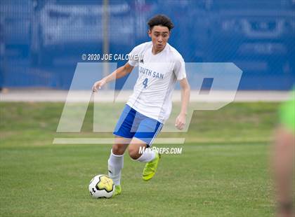 Thumbnail 1 in Johnson vs South San Antonio (NEISD Soccer Tournament) photogallery.