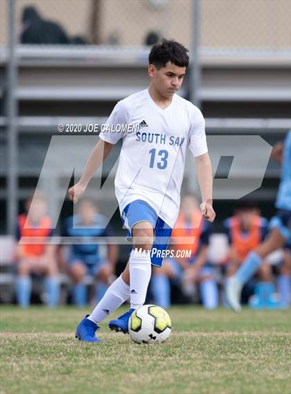 Thumbnail 2 in Johnson vs South San Antonio (NEISD Soccer Tournament) photogallery.