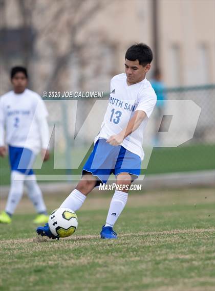 Thumbnail 1 in Johnson vs South San Antonio (NEISD Soccer Tournament) photogallery.