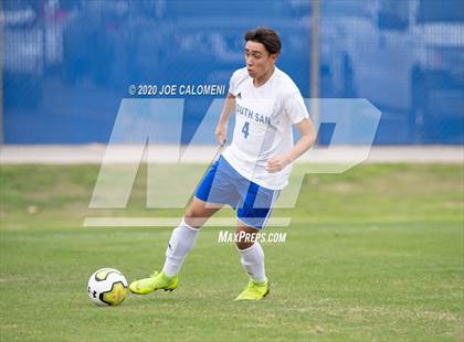 Thumbnail 1 in Johnson vs South San Antonio (NEISD Soccer Tournament) photogallery.