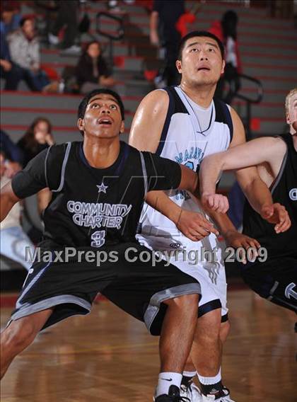 Thumbnail 1 in Community Charter vs Maranatha Christian (MaxPreps Holiday Classic) photogallery.