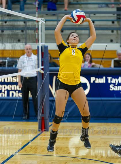Thumbnail 1 in Brennan vs. Boerne (NISD Volleyball Tournament) photogallery.