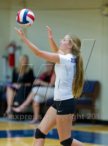 Thumbnail 2 in Brennan vs. Boerne (NISD Volleyball Tournament) photogallery.