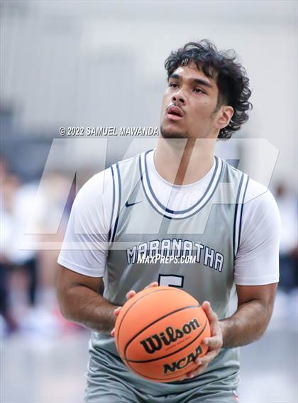 Thumbnail 3 in Maranatha vs  Oak Park (20th Annual Rose City Round Ball Classic) photogallery.