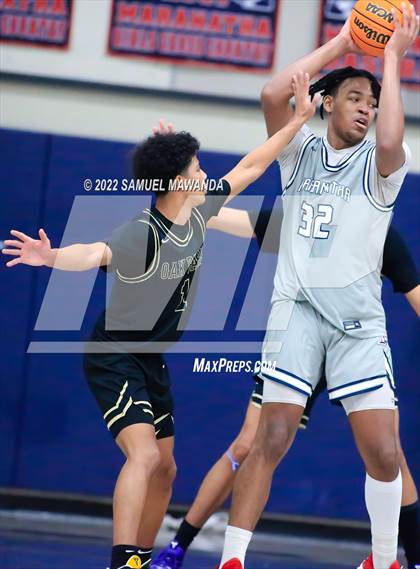 Thumbnail 3 in Maranatha vs  Oak Park (20th Annual Rose City Round Ball Classic) photogallery.