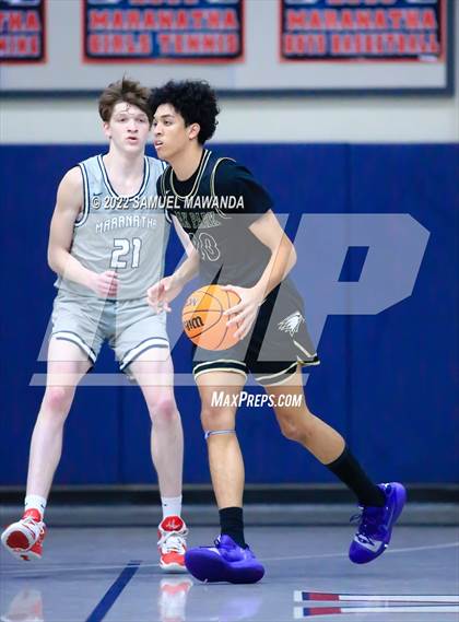 Thumbnail 3 in Maranatha vs  Oak Park (20th Annual Rose City Round Ball Classic) photogallery.