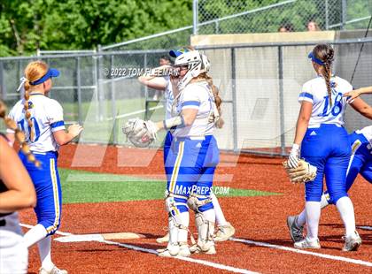 Thumbnail 2 in Olathe South vs Blue Valley Northwest (Regionals) photogallery.