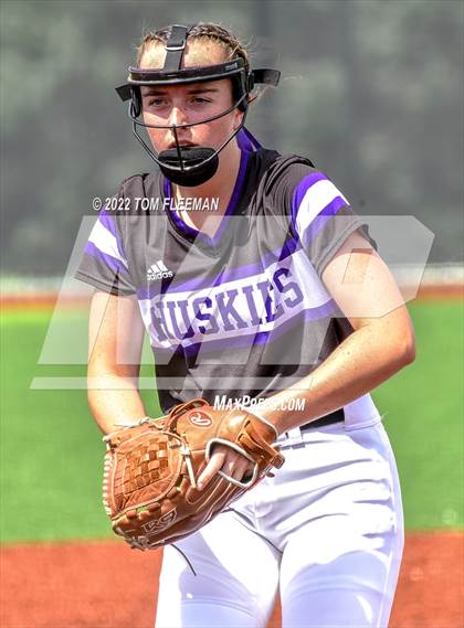 Thumbnail 2 in Olathe South vs Blue Valley Northwest (Regionals) photogallery.