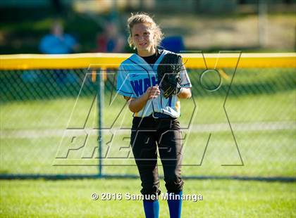 Thumbnail 3 in Wayne vs. Wahoo  (Lincoln Public Schools Softball Classic) photogallery.
