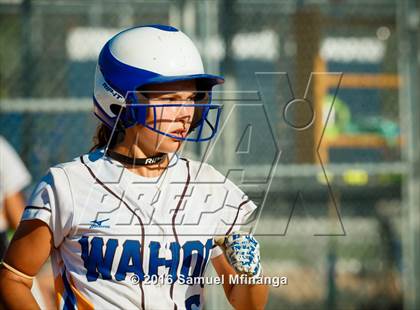 Thumbnail 1 in Wayne vs. Wahoo  (Lincoln Public Schools Softball Classic) photogallery.