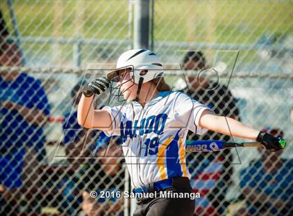 Thumbnail 1 in Wayne vs. Wahoo  (Lincoln Public Schools Softball Classic) photogallery.