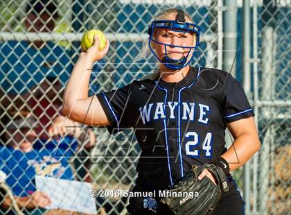 Thumbnail 1 in Wayne vs. Wahoo  (Lincoln Public Schools Softball Classic) photogallery.