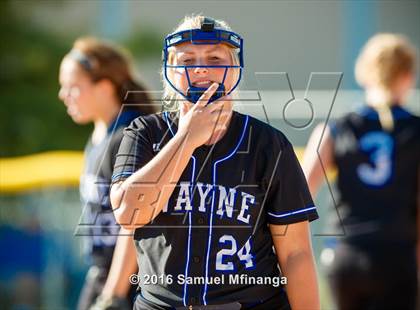 Thumbnail 2 in Wayne vs. Wahoo  (Lincoln Public Schools Softball Classic) photogallery.