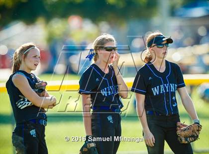 Thumbnail 3 in Wayne vs. Wahoo  (Lincoln Public Schools Softball Classic) photogallery.