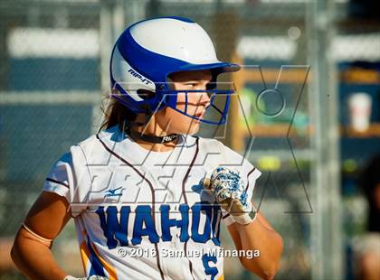 Thumbnail 2 in Wayne vs. Wahoo  (Lincoln Public Schools Softball Classic) photogallery.
