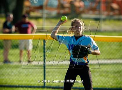 Thumbnail 2 in Wayne vs. Wahoo  (Lincoln Public Schools Softball Classic) photogallery.