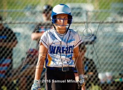 Thumbnail 3 in Wayne vs. Wahoo  (Lincoln Public Schools Softball Classic) photogallery.
