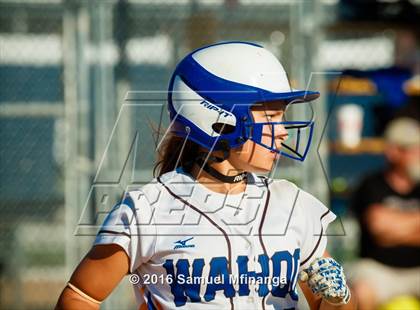 Thumbnail 3 in Wayne vs. Wahoo  (Lincoln Public Schools Softball Classic) photogallery.
