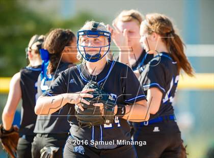 Thumbnail 1 in Wayne vs. Wahoo  (Lincoln Public Schools Softball Classic) photogallery.
