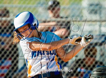 Thumbnail 2 in Wayne vs. Wahoo  (Lincoln Public Schools Softball Classic) photogallery.