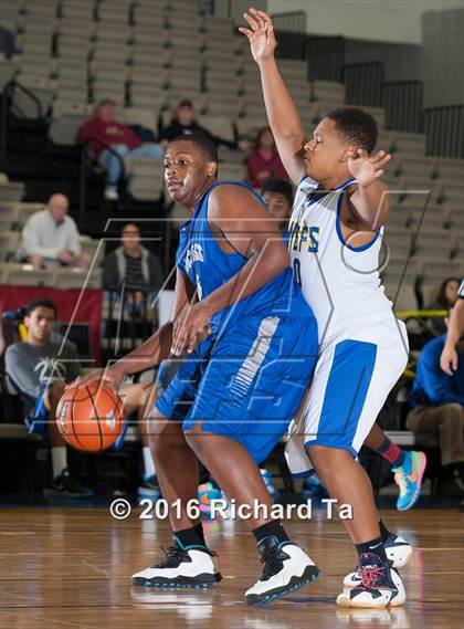Thumbnail 2 in Buena vs Oakcrest (Boardwalk Basketball Classic) photogallery.